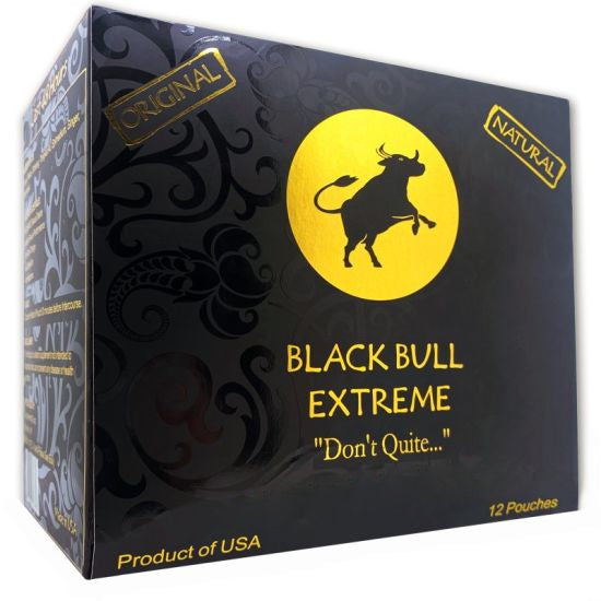 12 Pouches Black Bull Extreme Don’t Quit Honey – Made in USA (12 x 22 Gram)